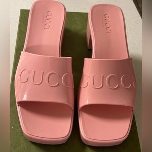 Gucci rubber slides